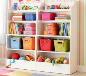 Идеальное решение для порядка и вдохновения: мебель для хранения игрушек в детской комнате