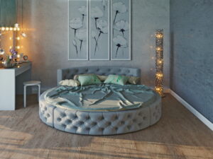 Исследование: Круглая кровать - лучшее решение для комфортного сна и стильного интерьера