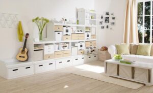 Декоративные решения: создание стильного и функционального пространства для хранения в гостинной