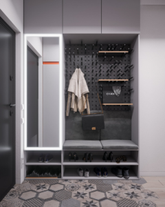 Организация пространства: практичное решение - шкаф-гардеробная в прихожую
