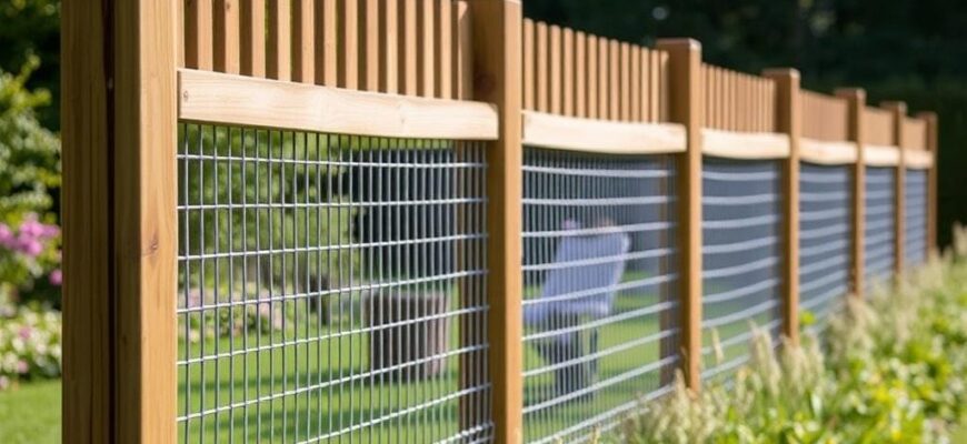 Заборы из сетки гиттер: прочность, прозрачность и простота монтажа
